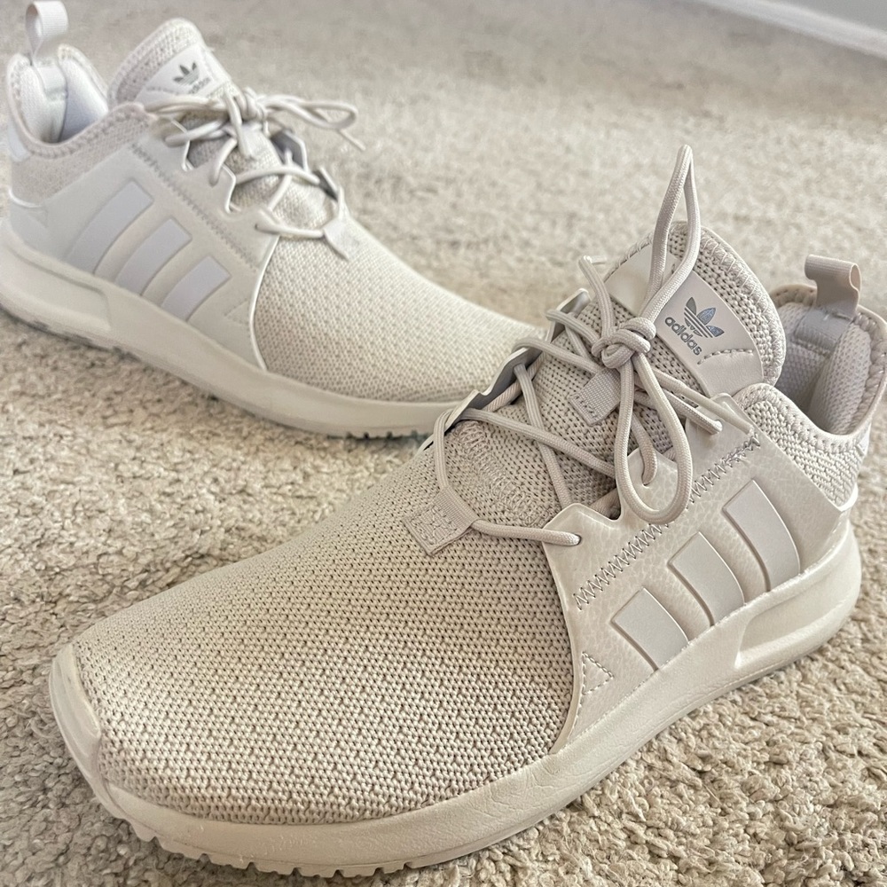 adidas X_PLR Athletic Shoe - Big Kid - Beige Monochrome